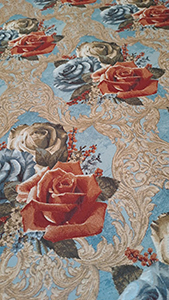 G2-8 FLORAL PATTERN FABRIC ON 9 COLORS