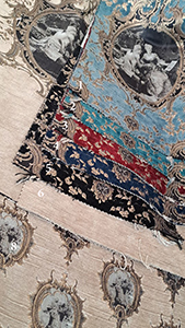 G4-3 FABRICS WITH A PAINT ART DESIGN PATTERN