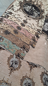 G4-6 FABRICS WITH REINASSANCE PATTERN DESIGN