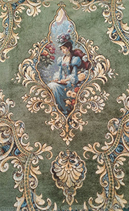 G58-6 OLIVE OIL COLOR ROMANTIC FABRIC